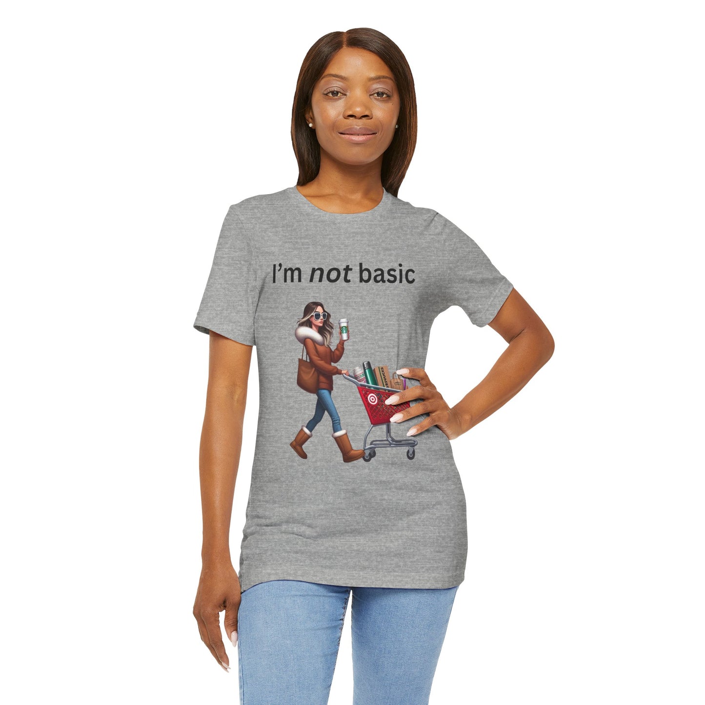 Not Basic - Unisex Jersey Short Sleeve Tee