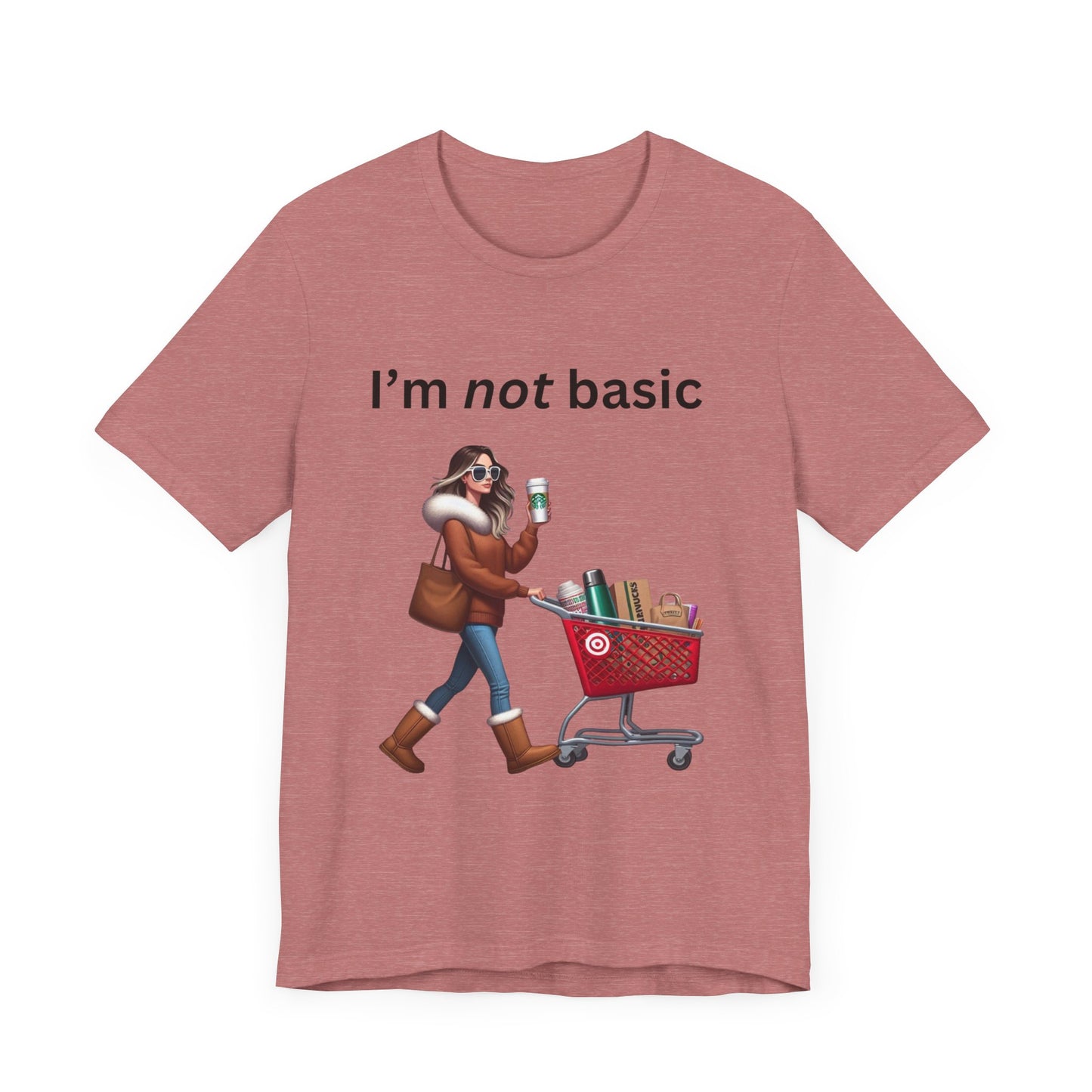 Not Basic - Unisex Jersey Short Sleeve Tee